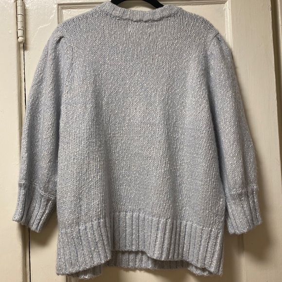 Baby Blue POPSUGAR 3/4 Sleeve Sweater - Picture 2 of 4
